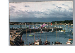 LA TRINITE SUR MER 56 - Vue Générale Sur Le Port De Plaisance Et Le Pont Kerisper Bateau - La Trinite Sur Mer