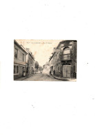 C P A    ANIMEE  LONGUEVILLE  RUE DE L'EGLISE   CIRCULEE  1909 - Other & Unclassified