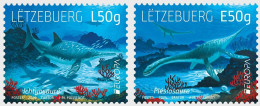 Luxembourg 2024 Europa CEPT Undewater Fauna Set Of 2 Stamps MNH - Unused Stamps