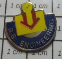 912B Pin's Pins / Beau Et Rare / MARQUES / RB ENGINeeRING - Marcas Registradas