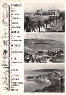 83-DE SAINT RAPHAEL A MENTON-N°4199-C/0355 - Other & Unclassified