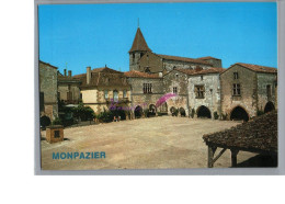 MONTPAZIER 24 - La Place Des Arcades Carte Vierge - Sonstige & Ohne Zuordnung