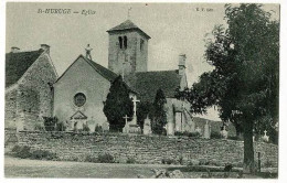 Saint Huruge - Eglise ( Cimetière Et Homme Sur Le Faitage De La Chapelle) - Pas Circulé - Autres & Non Classés