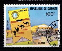 - DJIBOUTI - 1980 - YT N° 516 - Oblitéré - Lions Club - Dschibuti (1977-...)