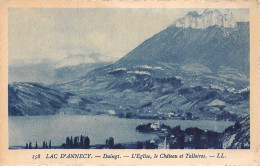 74-LAC D ANNECY-N°5145-H/0147 - Altri & Non Classificati