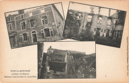 54 Pont à Mousson Maisons Bombardées Et Incendiées CPA Ruines Grande Guerre 1914 1918 - Pont A Mousson