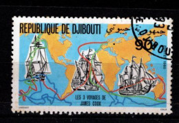 - DJIBOUTI - 1980 - YT N° 526 - Oblitéré -  James Cook - Gibuti (1977-...)