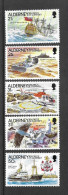 Alderney 1991 MNH Automation Of The Casquets Lighthouse Sg A47/51 - Alderney