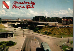 CPSM Strasbourg Pont Du Rhin Et Douane Française - Strasbourg