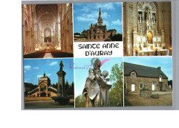 SAINT ANNE D'AURAY 56 - Vue Générale De L'intérieur De La Basilique L'autel La Scala Sancta Maison Nicolazic - Sainte Anne D'Auray