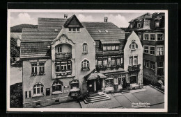 AK Bad Dürrheim I. Schwarzwald, Haus Bächler Aus Der Vogelschau  - Bad Dürrheim