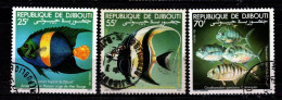 - DJIBOUTI - 1981 - YT N° 527 / 529 - Oblitérés -  Poissons - Djibouti (1977-...)