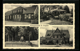 AK Evinghausen Bei Engter, Haus Rothert, Gasthaus-Kolonialwaren Klussmann Mit Gartenanlage  - Autres & Non Classés