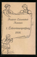 AK Konstanz, Friedrich-Luisenschule, 1. Lehrerinnenprüfung 1918  - Konstanz