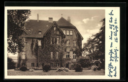 AK Bernburg, Schloss Weddegast Vom Garten Betrachtet  - Bernburg (Saale)