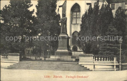 12012497 Zuerich Zwingli Denkmal Zuerich - Autres & Non Classés