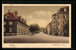 AK Arzberg, Bahnhofstrasse Mit Post  - Autres & Non Classés