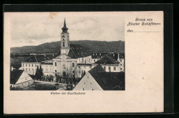 AK Schäftlarn, Kloster Schäftlarn, Blick Auf Die Klosterkirche, Station Der Isarthalbahn  - Sonstige & Ohne Zuordnung