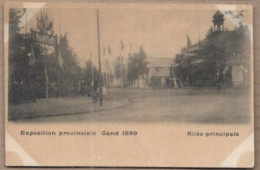 CPA BELGIQUE - GAND - Exposition Provinciale 1899 - Allée Principale - TB PLAN Animation - Gent