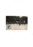 C P A    ANIMEE  FONTAINEBLEAU  RAID NATIONAL MILITAIRE HIPPIQUE  CIRCULEE 1907 - Fontainebleau