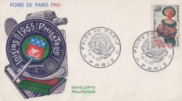 Enveloppe   FRANCE    FOIRE  De  PARIS   1965 - Gedenkstempels
