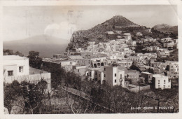 Italy - RPPC Capri E Vesuvio Posted 1938 To Bamburg Germany - Other & Unclassified