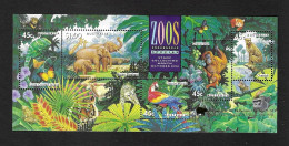 Australia 1994 MNH Australian Zoos. MS 1484 O/P Stamp Show 94 Melborne - Neufs