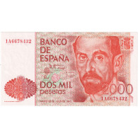 Espagne, 2000 Pesetas, 1980-07-22, NEUF - [ 4] 1975-…: Juan Carlos I.