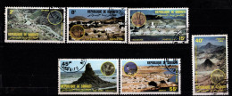 - DJIBOUTI - 1984 - YT N° 579 / 580 + 583 / 585 - Oblitérés -  Paysages Et Faune - Dschibuti (1977-...)