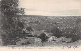 77-FONTAINEBLEAU LA FORET LES GORGES DE FRANCHARD-N°5147-E/0267 - Fontainebleau