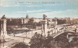 75-PARIS LE PONT ALEXANDRE III-N°5147-E/0015 - Sonstige & Ohne Zuordnung