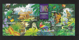 Australia 1994 MNH Australian Zoos. MS 1484 O/P Sydney Stamp & Coin Show - Neufs