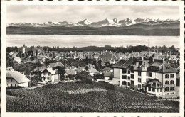 12007627 Colombier NE Vue Generale College Lac De Neuchatel Et Les Alpes Colombi - Autres & Non Classés