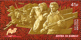 RUSSIA - 2018 -  STAMP MNH ** - Way To The Victory. The Battle Of The Caucasus - Ungebraucht