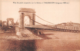 13-TARASCON PONT SUSPENDU SUR LE RHONE-N°5147-H/0273 - Tarascon