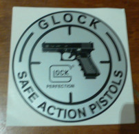 THEME ARME : AUTOCOLLANT GLOCK - SAFE ACTION PISTOLS - Aufkleber