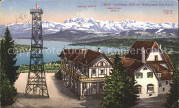 12005887 Uetliberg Zuerich Restaurant Uto Kulm Aussichtsturm Zuerichsee Alpenpan - Sonstige & Ohne Zuordnung