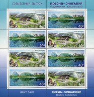 RUSSIA - 2018 - MINIATURE SHEET MNH ** - Modern Architecture - Unused Stamps