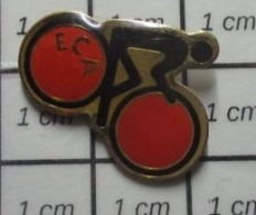 912B Pin's Pins / Beau Et Rare / SPORTS / CLUB CYCLISTE ECA VELO CYCLISME - Ciclismo