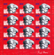 RUSSIA - 2018 - M/S MNH ** - 200th Birth Anniversary Of Karl Marx (1818–1883) - Unused Stamps