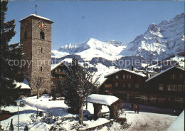 12005487 Adelboden Kirche Bodnerspitz Kleine Lohner Nuenihorn Adelboden BE - Sonstige & Ohne Zuordnung