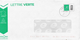 Pap à Fenêtre - Lettre Verte - Logo De La Poste - Agrément 394373 - PAP:  Varia (1995-...)