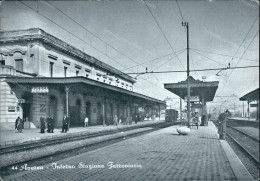 Cs619 Cartolina  Aversa Interno Stazione Ferroviaria Provincia Di Caserta - Caserta
