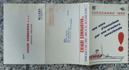 Cs617 Cartolina   Tripla Servizio Crociere Chiari Sommariva Navi Nave - Other & Unclassified