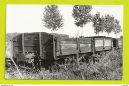 77 BRAYE SUR SEINE PHOTO Originale TRAINS Wagon Tombereau En 1952 Voir DOS Cliché M. Rifault - Treinen