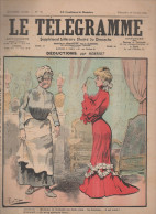 Revue LE TELEGRAMME   N°87 Octobre  1902    Couv HENRIOT (CAT4091 / 087) - 1900 - 1949