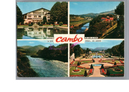 CAMBO LES BAINS 64 - L'Arnaga Et Les Jardins Vue Sur La Nive Multi Vue 1979 - Cambo-les-Bains