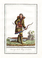 Sauvage De La Baye De Hudson - Hudson Bay Canada Kanada North America Amerika Indianer Indiens Native American - Prints & Engravings