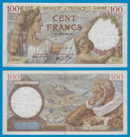 Frankreich - France - 100 Francs 1942 Pick 94 Gutes VF   (18802 - Autres & Non Classés