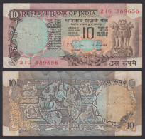 Indien - India - 10 RUPEES Banknote  - Pick 81a F/VF (3/4)    (21862 - Otros – Asia